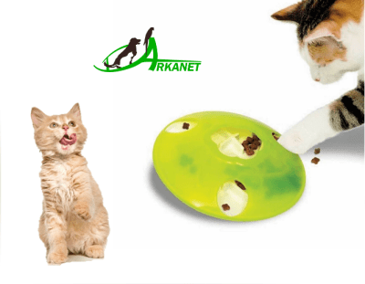 Catit Play Treat Spinner Juguete Para Gato Dispensador Snacks