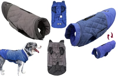 Parka Reversible Ropa Para Perro