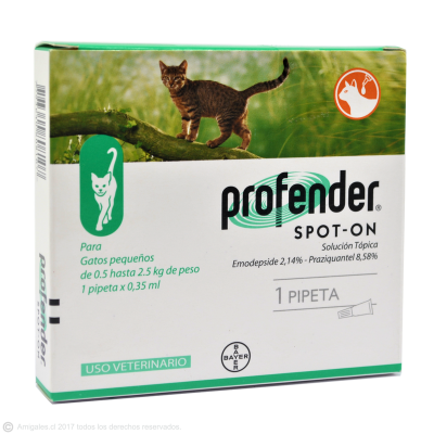 Profender Cats 0,5 a 2,5 kg Profender Cats 0,5 a 2,5 kg