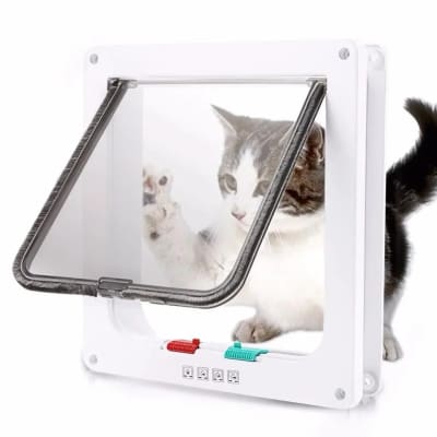 Puerta Abatible Para Gato 19 x 19 cm