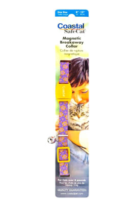 Coastal Magnetic Collar Purple Yellow Gato