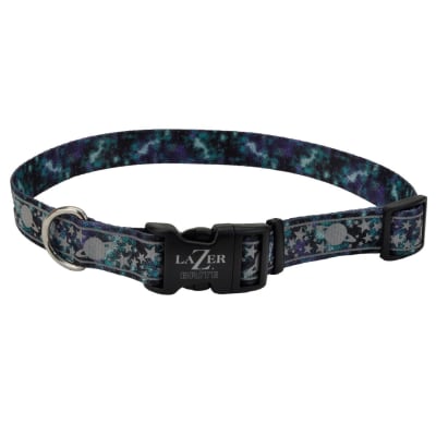 Coastal Lazer Brite Galaxy Collar Para Perro S/M