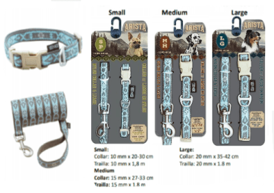 Zeus Arista set collar y correa para Perro Jazz