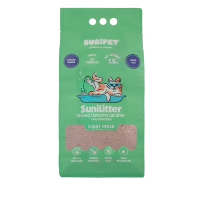 SuniLitter Arena Sanitaria con Carbón Aroma Fresh 7,5 Kg