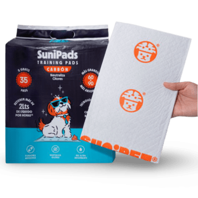 Sabanillas Carbón SuniPads Training Pads 35 unidades Sabanillas Carbón SuniPads Training Pads 35 unidades