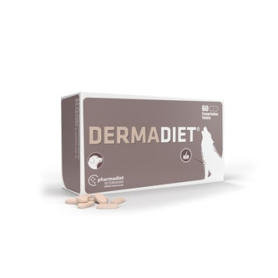 Dermadiet 60 Comprimidos Suplemento Para La Piel y el Pelo de tu Perro