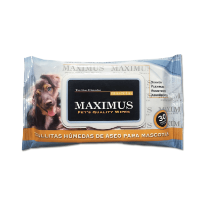 Toallitas Húmedas Maximus Para Mascotas 30 unidades