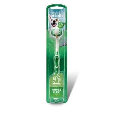 Tropiclean Cepillo de Dientes Triple Flex Para Perros Regular Dogs