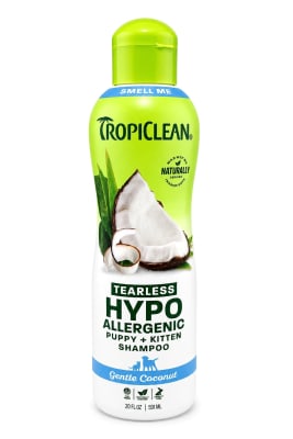 Tropiclean Shampoo Hypoallergenic Para Puppy y Kitten Gentle  Coconut 592 ml
