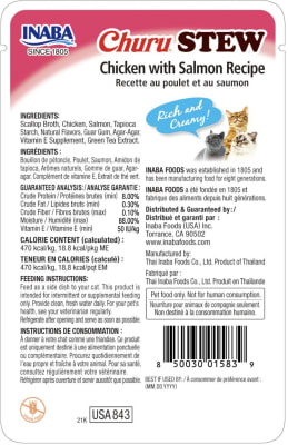 Churu Stew Chicken With Salmon 40 gr USA 843