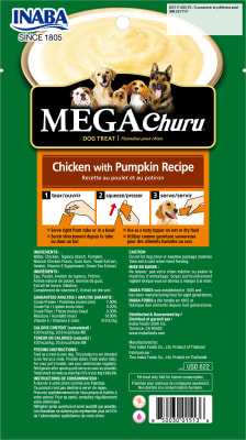 Inaba Mega Churu Dog Pollo con Zapallo 48g 3 TUB (USD622) Inaba Mega Churu Dog Pollo con Zapallo 48g 3 TUB (USD622)