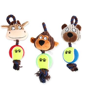 Juguete de Peluche con pelota más cuerda