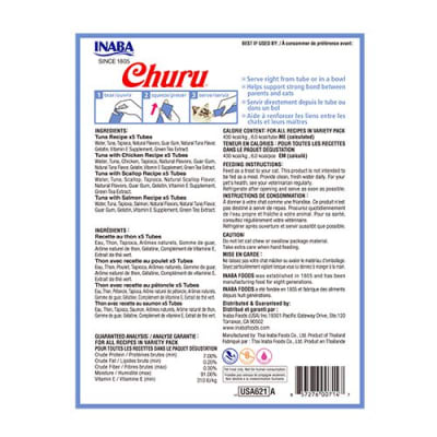 Churu  Cat Variedades de Atún 20 Tubos 14 g