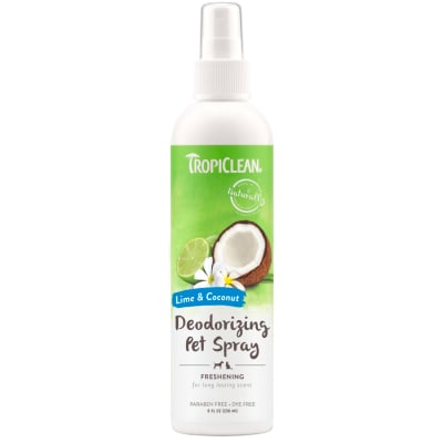 Tropiclean Deodorizing Pet Spray Lime & Coconut Desodorante Para Perros y Gatos 236 ml Tropiclean Deodorizing Pet Spray Lime & Coconut Desodorante Para Perros y Gatos 236 ml