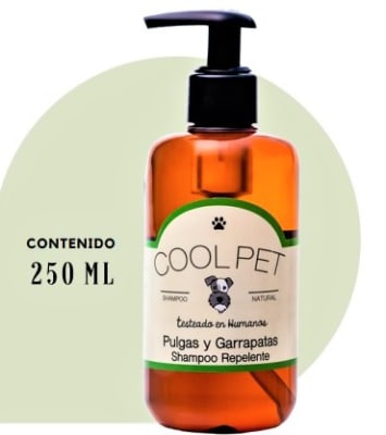 Shampoo Pulgas y Garrapatas 250 ml