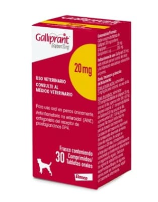 Galliprant 20 mg 30 Comprimidos Galliprant 20 mg 30 Comprimidos