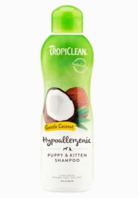 Tropiclean Shampoo Hypoallergenic Para Puppy y Kitten Gentle  Coconut 592 ml