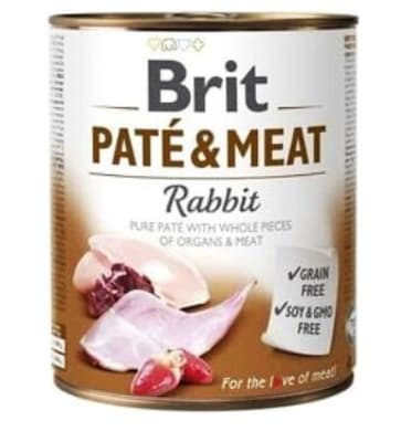 Brit Paté & Meat Rabbit 800 gr