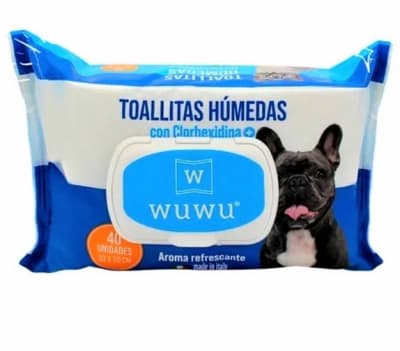 Toallitas Húmedas Wuwu Clorhexidina 40 unidades