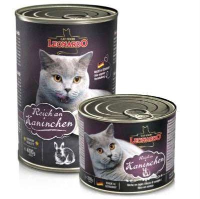 Leonardo Kaninchen Lata Conejo Para Gato