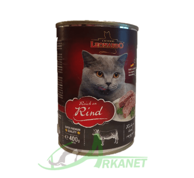 Leonardo Rind Lata Ternera Para Gato
