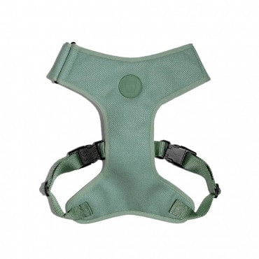 Zee.Dog Solids Army Green adjustable Air Mesh Harness