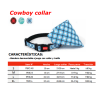 Wonder Dog- cowboy collar para perro con bandana3