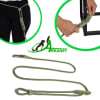 Zee.Dog Solids Army Green Handsfree Leash 4-en-12