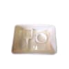 KIT bandeja sanitaria + pala + plato Para Kitten (Gatito Pequeño) Blanco (33*23*5 cm) 1