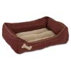 Cama Para Perro Rectangular Con Hueso 63 x 52 cm2