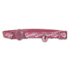 Collar Gato Glow Burdeo1