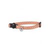 Collar Gato Retro Naranjo 1