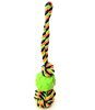 Juguete pelota de cuerda de algodón + pelota goma dura de 35 cm 1