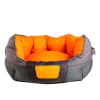 Cama Para Perro Gris/Naranja Gigwi Place1