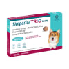 Simparica Trio 10 a 20 Kg 3 Dosis Masticables Antiparasitario interno y Externo Para Perros1