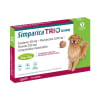Simparica Trio 20 a 40 Kg 3 Dosis Masticables Antiparasitario interno y Externo Para Perros1