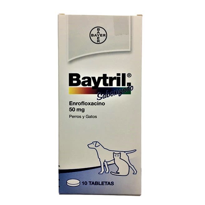 Baytril 50 mg Farmacia Veterinaria