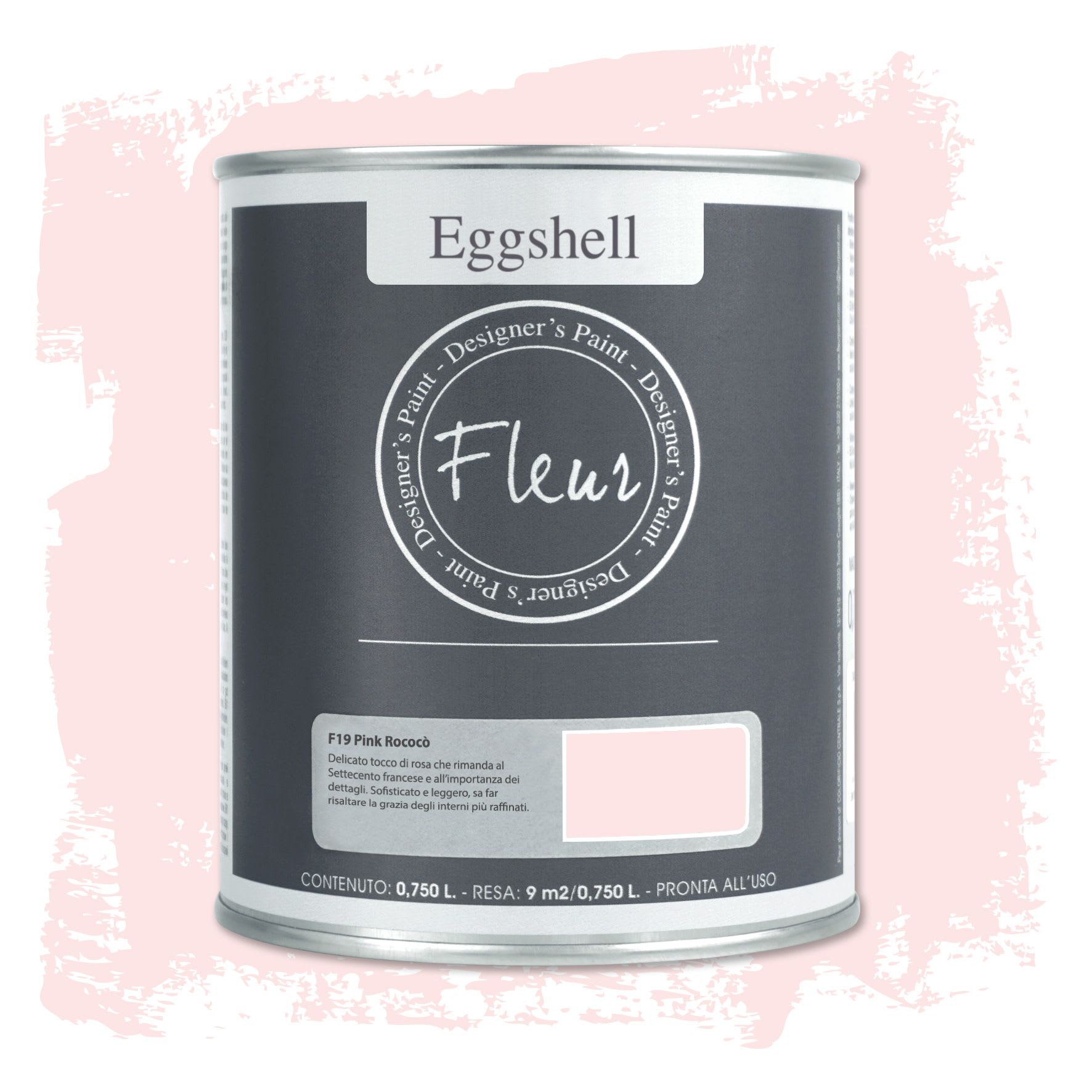 PINTURA EGGSHELL PINK ROCOCO | Fleur Designer´s Paint