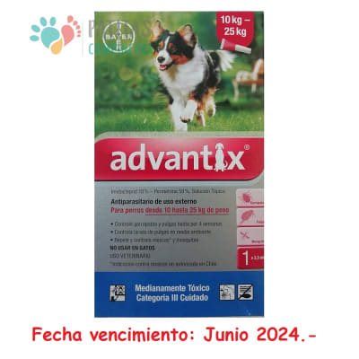 Advantix Pipeta Perro 10-25 Kg.