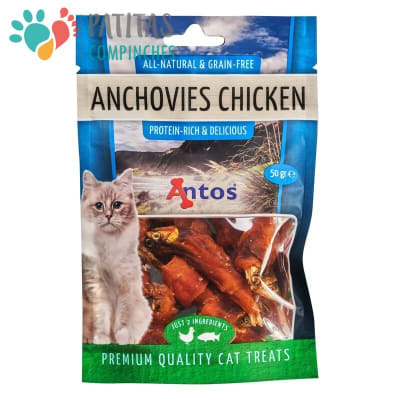 Antos Cat 50g. | Anchovies Chicken (Anchoas y Pollo)