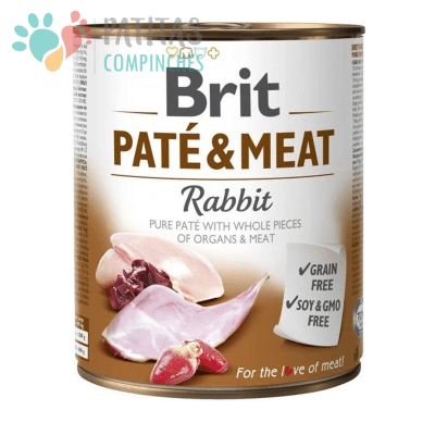 Brit Dog Lata 800g. | Conejo