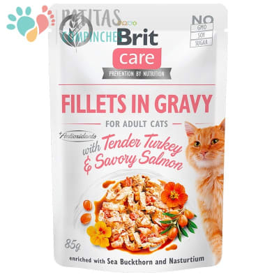 Brit Cat Pouch Adult Turkey 85g.
