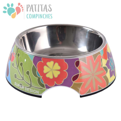Plato Motivo Flores | Amarillo