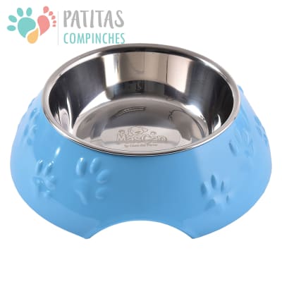 Plato Simple Huellas | Celeste