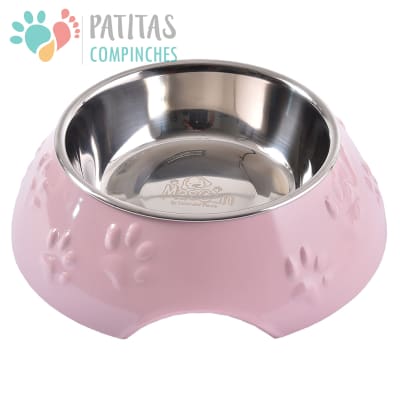 Plato Simple Huellas | Rosado