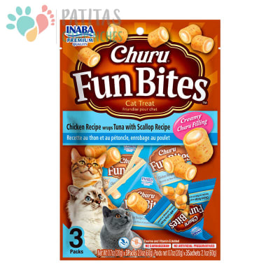 Churu Cat Fun Bites | Pollo-Atún-Ostión