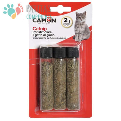 Camon Catnip - Hierba Gatera | 3 tubos