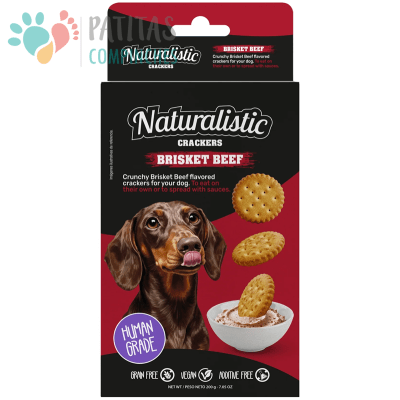 Dog Crackers Brisket Beff 200g.
