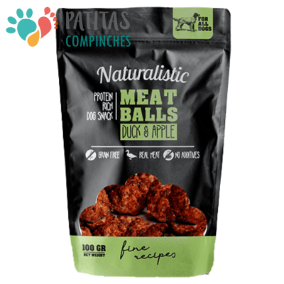 Naturalistic Meat Balls Duck 100g.