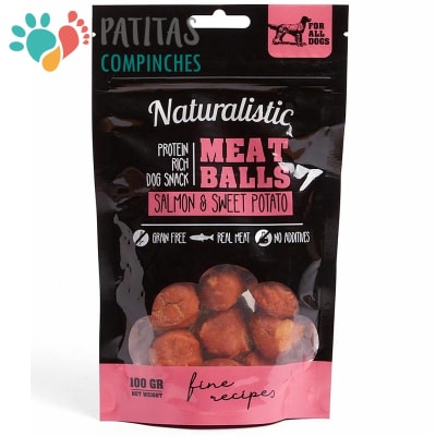 Naturalistic Meat Balls Salmon 100g.